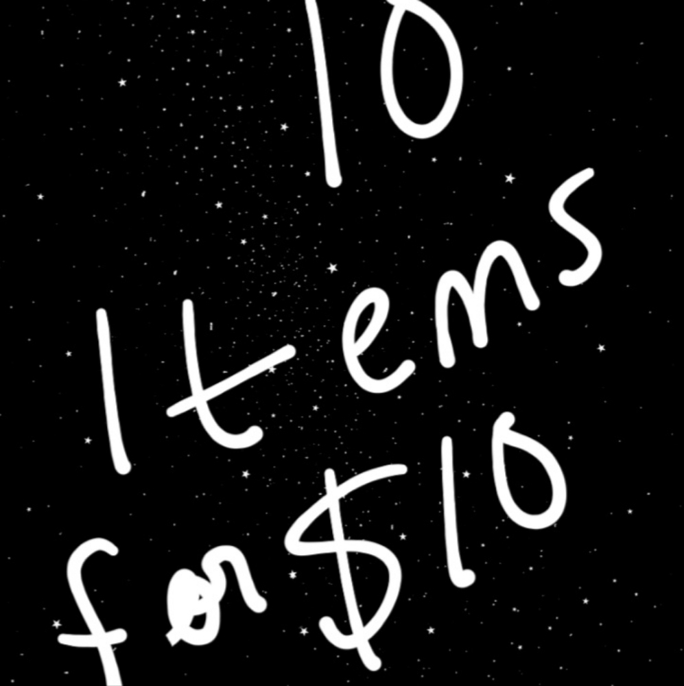 Bundle 10 clothing items for 10 dollars!